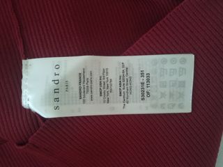 Jersey granate de punto