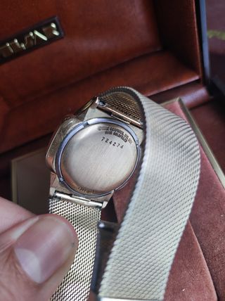 Reloj de Oro PULSAR LED años 70 COMPLETo