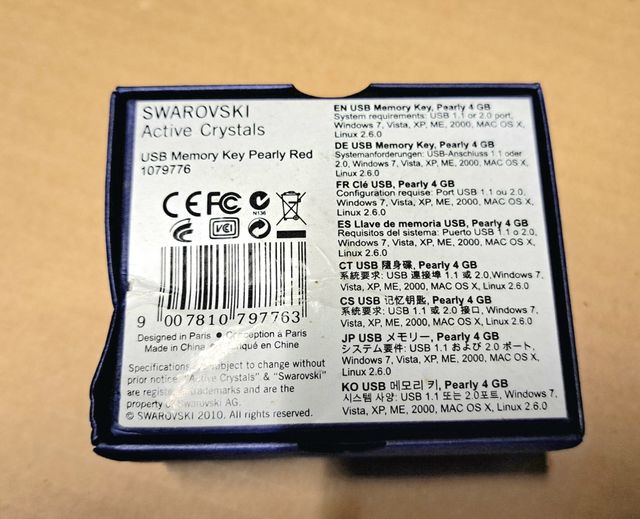 pendrive pennetta Swarovski 4giga
