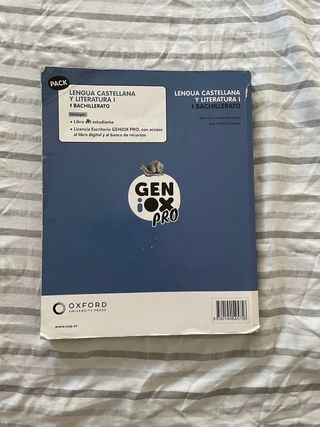 Libro Oxford Lengua castellana de 1º de Bach