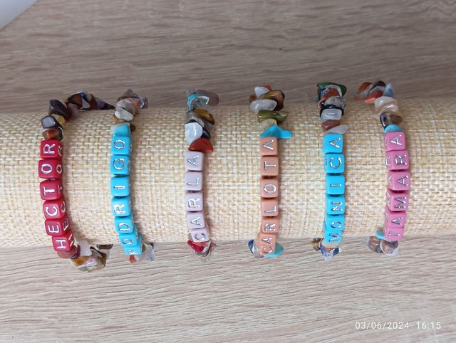 Pulseras con nombre de piedras chakras