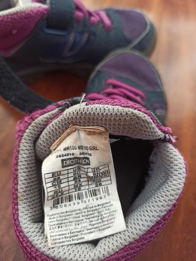 Zapatilla Quechua Talla 26