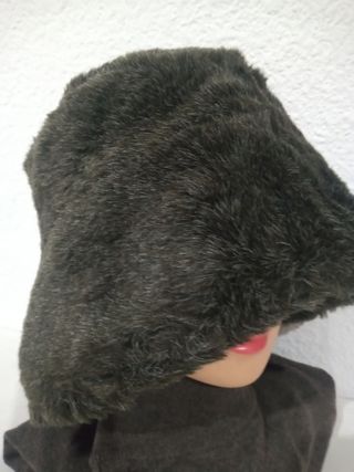 ANTIGUO SOMBRERO O GORRO SIMIL DE PIEL