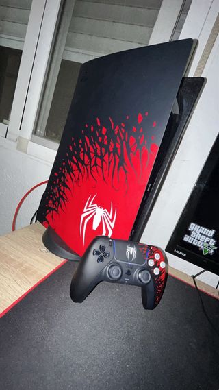 Consola - Sony PS5 Standard, 1 TB, 4K, Spiderman