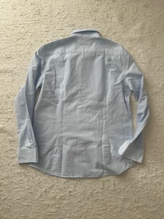 Camisa hombre azul rayas XL massimo dutti