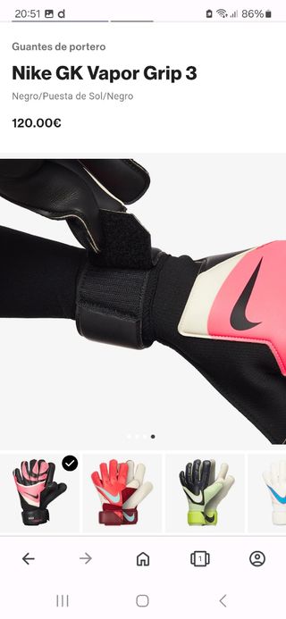 GUANTES DE PORTERO DE FÚTBOL