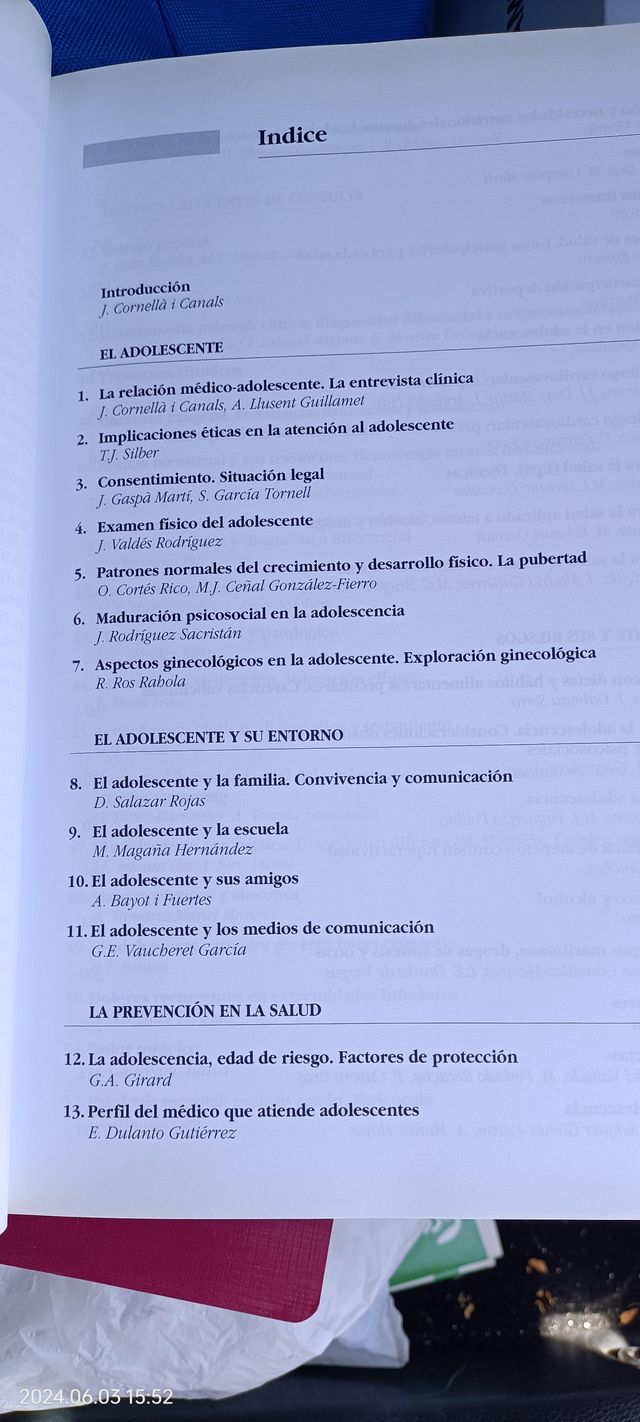 libro MEDICINA DE LA ADOLESCENCIA