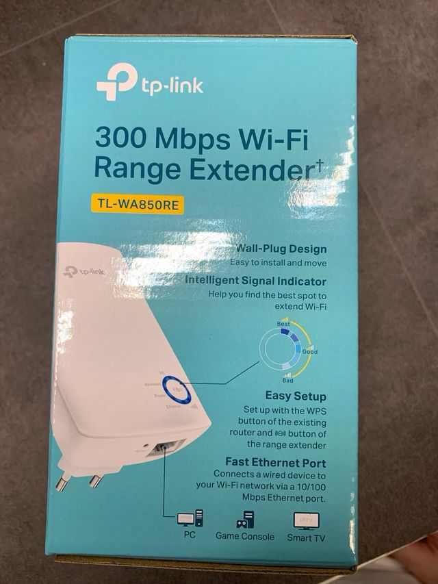 TP-Link wi-fi range extender 300mbps TL-WA850RE