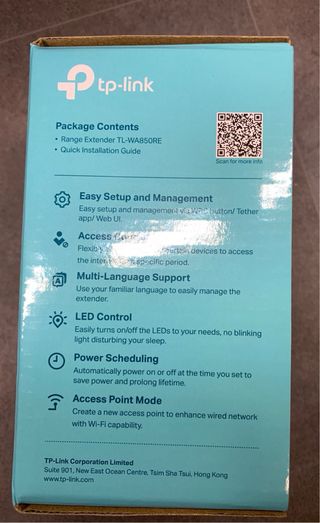 TP-Link wi-fi range extender 300mbps TL-WA850RE