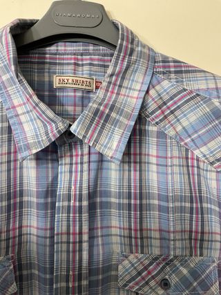 Camicia uomo 100%cotone