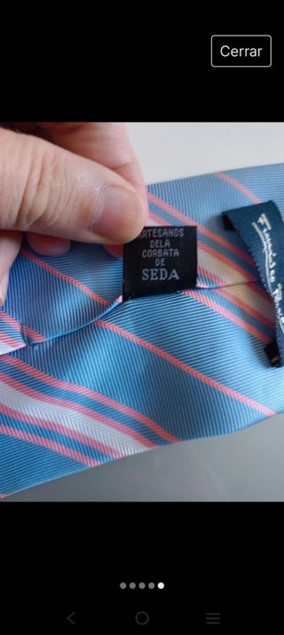 Corbata de Francisco Pavón 100% seda
