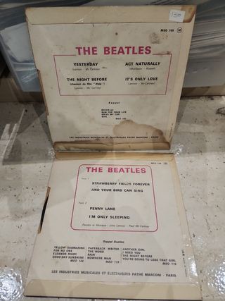 The Beatles 2 discos originales Francia