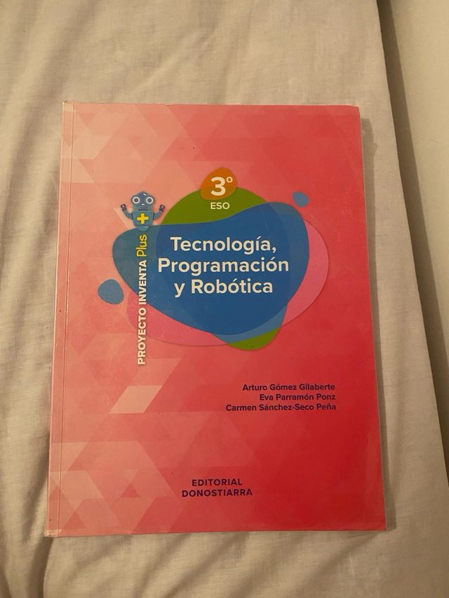 Libro de Tecnología, Programación y Robótica 3ºESO
