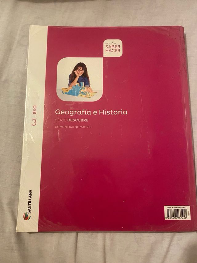 Libro de texto Geografía e Historia 3ºESO