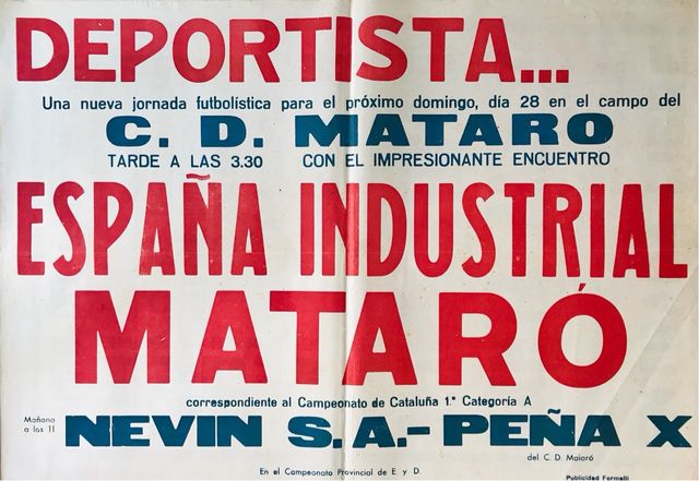 Poster 1948 70x100cm España Industrial