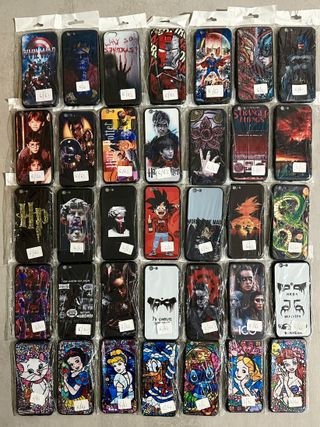 Fundas iPhone 6/6s Silicona Variadas Dibujos