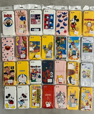 2 Fundas iPhone 7/8/SE 2020/SE 2022 Dibujos