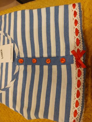 Pijama chica Verano T 38 NUEVO  Marca LOHE