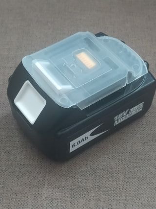 ✨2x Batería 6Ah litio para 18v Makita/USB+ LED
