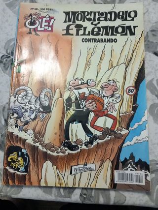 6 Tebeos Ole!. Mortadelo y Filemon