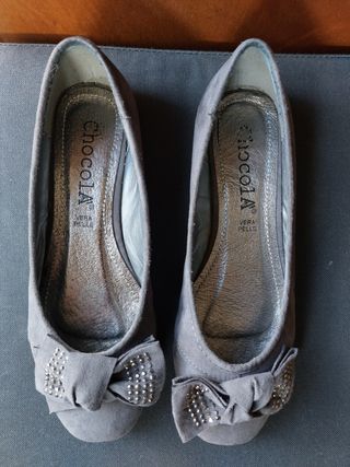 Ballerine in pelle