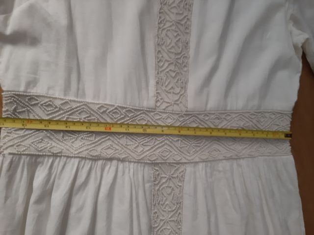 Vestido blanco Deby Debo T L nuevo