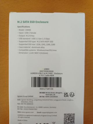 Carcasa M.2 SSD