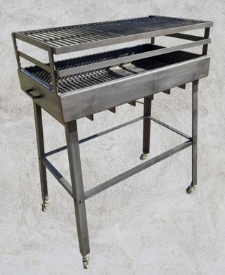 Barbacoa Artesanal de Carbón-Leña