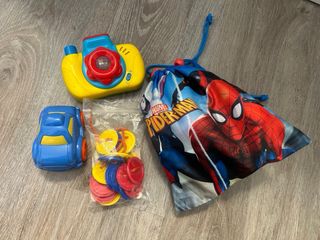 Lote de juguetes( Sr potato, camara de fotos..)