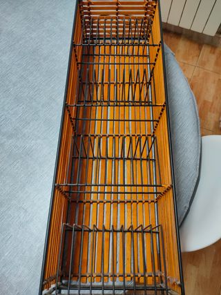 ARCHIVADOR DE CDS EN FORJA Y MADERA