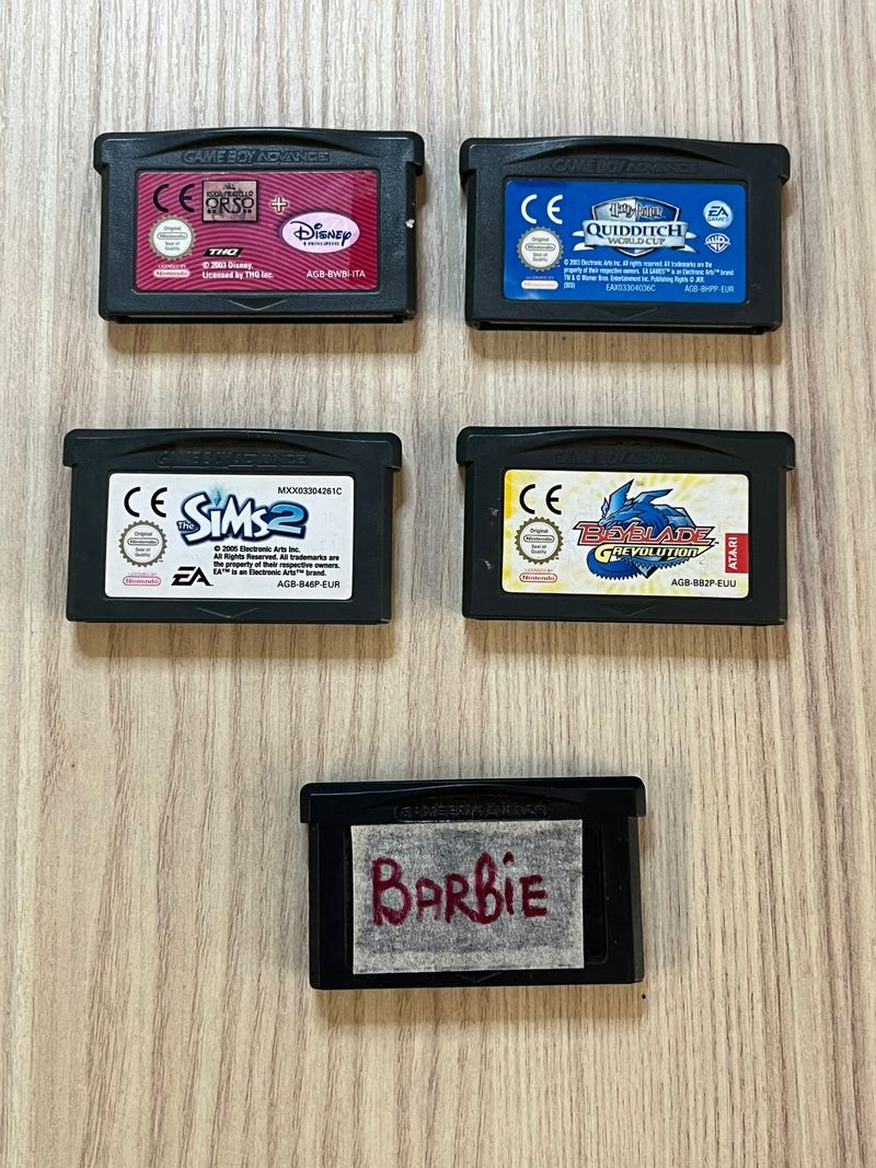 Imagen de Lotto 5 Juegos Nintendo Game Boy Advance Sp