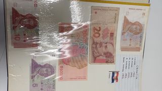 Billetes antiguos Europa.