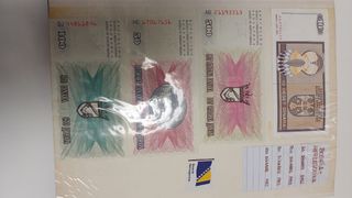 Billetes antiguos Europa.