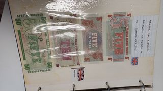 Billetes antiguos Europa.