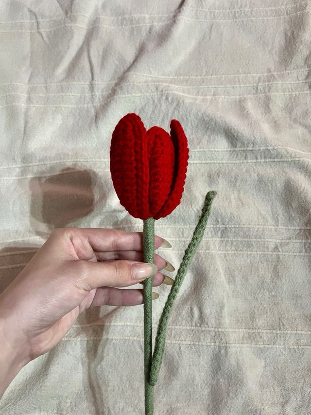 Flor tulipan amigurumi - crochet