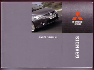 MANUALES ORIGINALES MITSUBISHI GRANDIS
