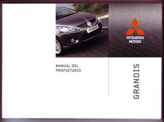 MANUALES ORIGINALES MITSUBISHI GRANDIS