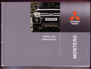 Manuales de usuario mitsubishi MONTERO