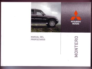 Manuales de usuario mitsubishi MONTERO