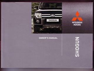 Manuales de usuario mitsubishi MONTERO