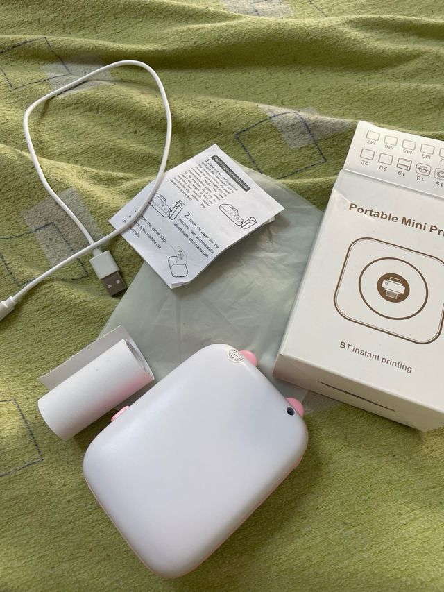 Mini impresora rosa