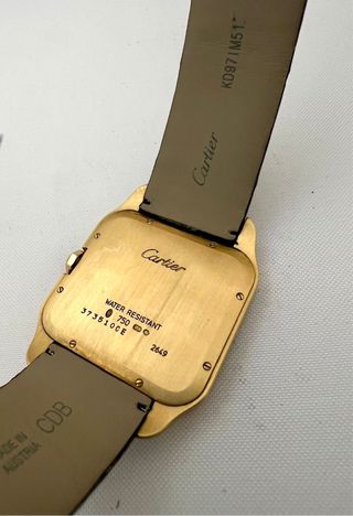 Cartier Santos Dumont 18k ref 2649