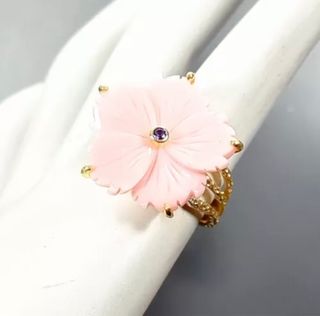 Anillo concha natural hecho a Mano