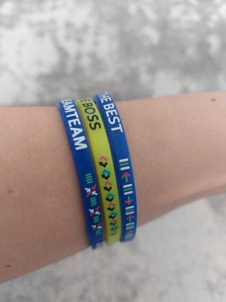 Pulseiras - dream team,the boss,the best