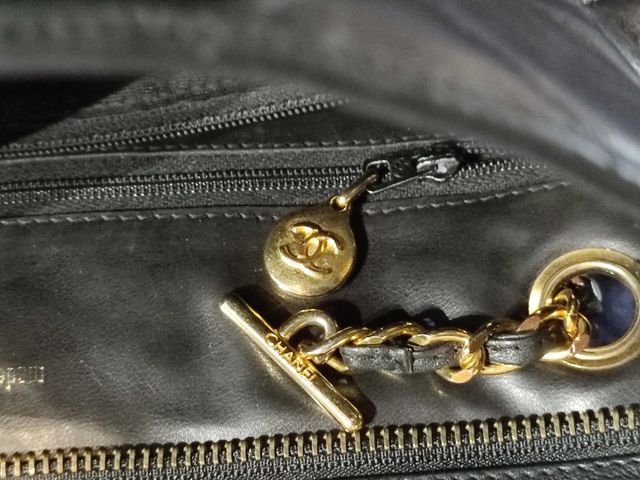 Borsa tracolla vintage Chanel pelle agnello