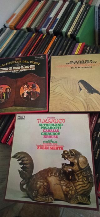 10 cajas de vinilos clasica