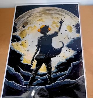 One piece  maxi Poster plastificato lucido 42 x 29