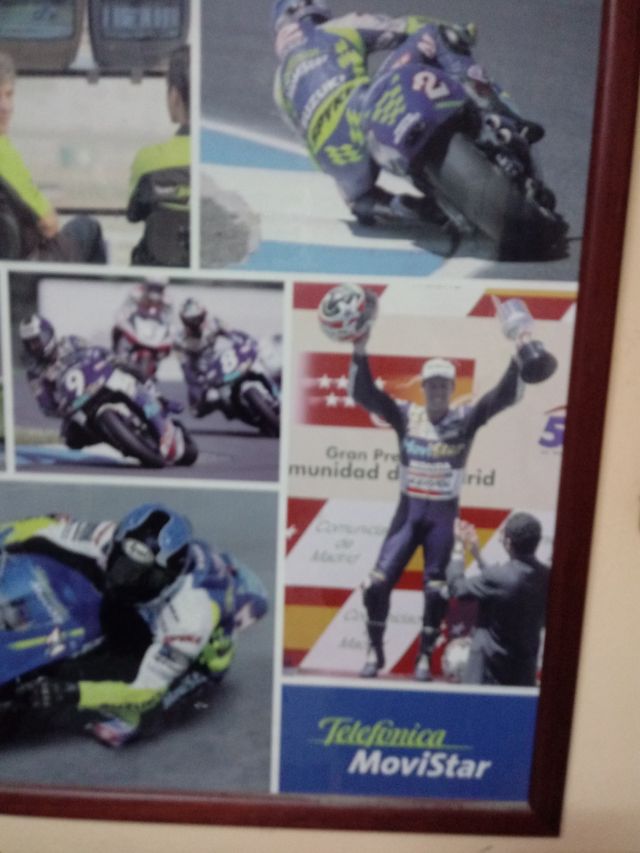 Cuadro Angel Nieto en equipo Moviestar