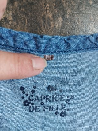 Vestido camisero denim Caprice de Fille T.16