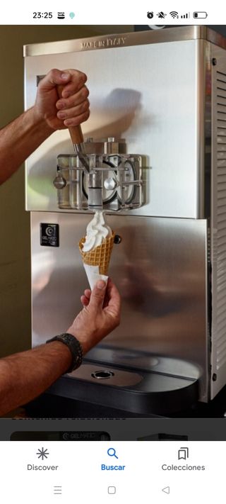 Alquiler máquina de helados